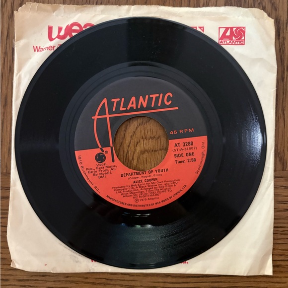 Atlantic Records Vinyl 45 RPM - Picture 2 of 3